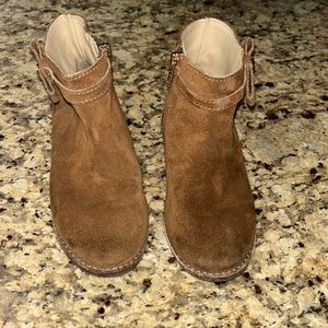 Janie and Jack suede boots girl size 11